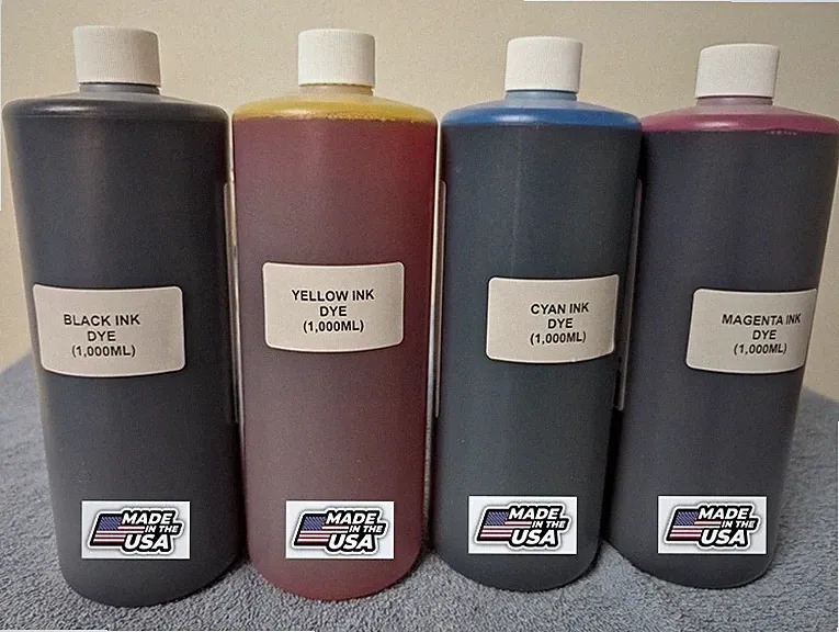 COMPATIBLE BULK DYE INK REFILL FOR OKIDATA / SAMSUNG / PANASONIC PRINTERS 4000ML