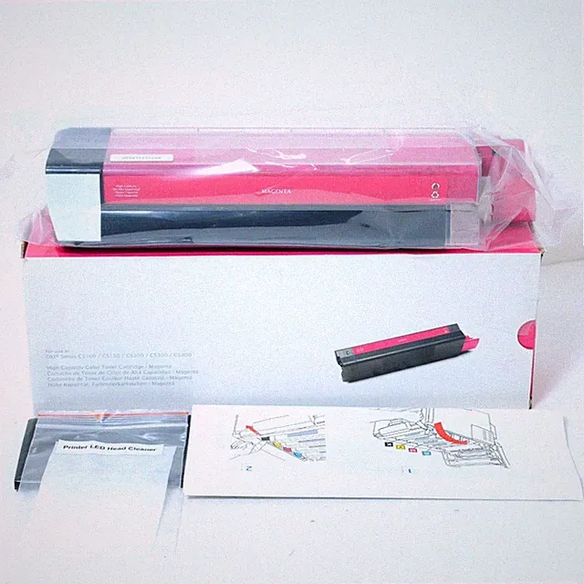 Magenta Ink Cartridge for OKI C5100 C5150 C5200 C5300 C5400, New & Sealed