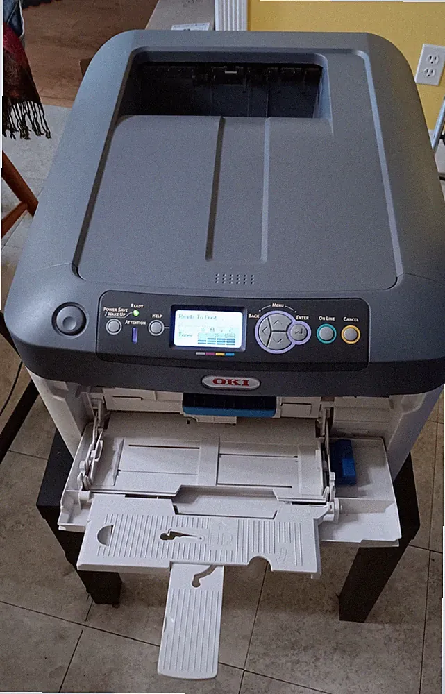 OKI C711WT White Toner Printer + Partial OEM Toner • Prints White Ink