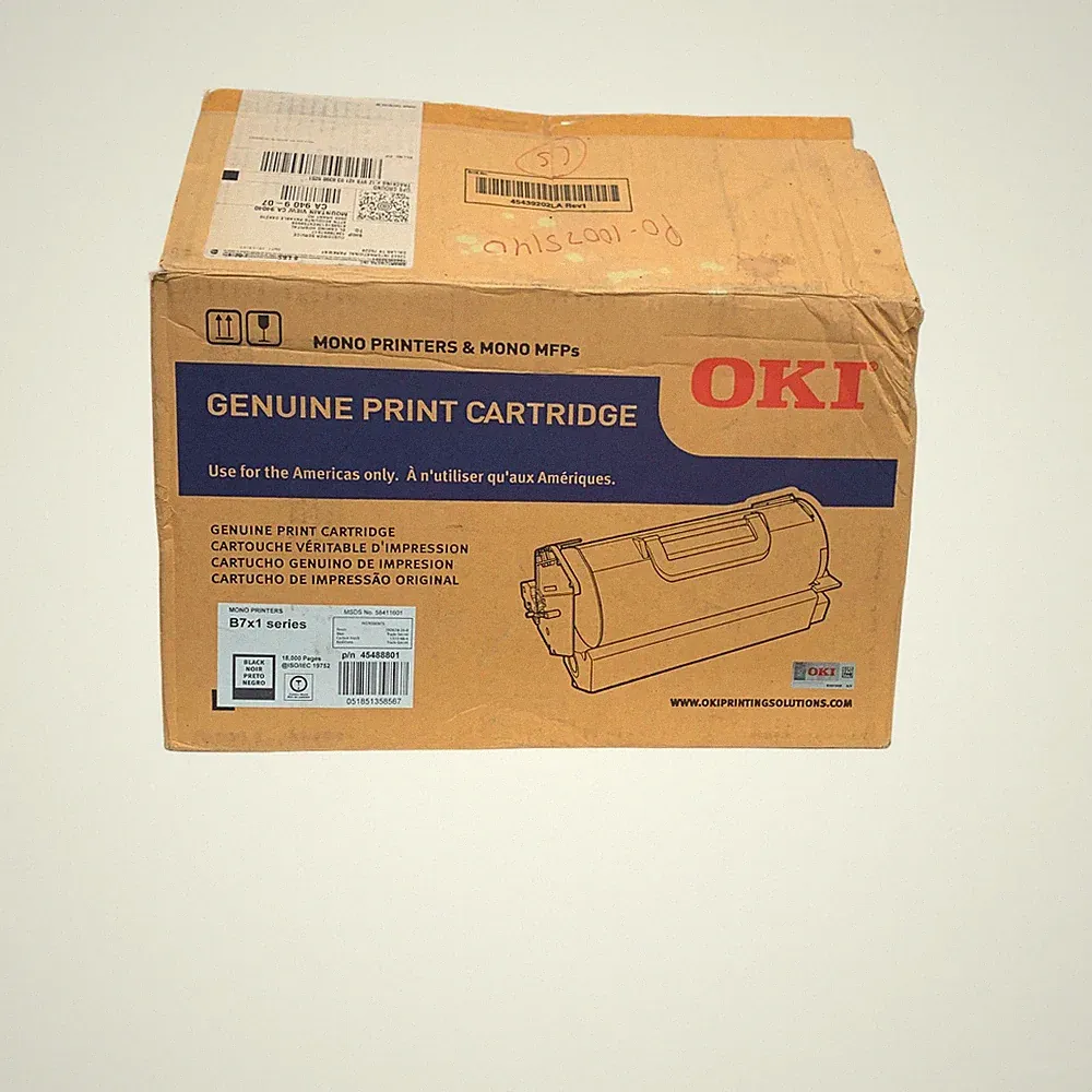 OKI Data 45488801 Laser Toner Cartridge for B721dn, B731dn Printers, 18000 Pages