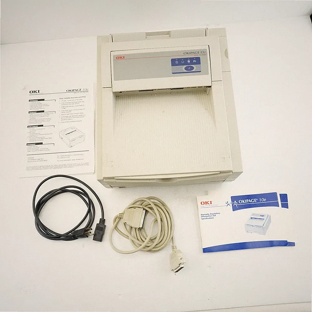 OKI PAGE PRINTER WORKS BUT NEEDS INK ETC VINTAGE monochrome