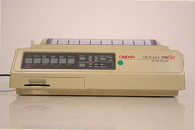 Okidata Microline 390 Plus 24 PIN Printer, USA 🇺🇸