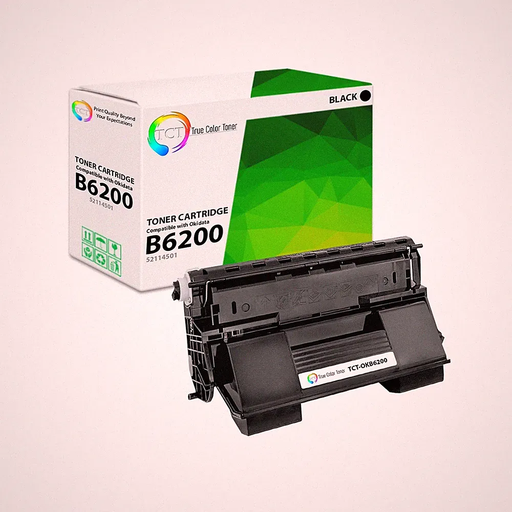 TCT Black OKI 52114501 Toner Cartridge For Okidata B6200 B6250 B6300 Printer
