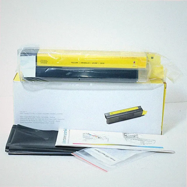 Yellow Ink Cartridge for OKI C5100 C5150 C5200 C5300 C5400, New & Sealed